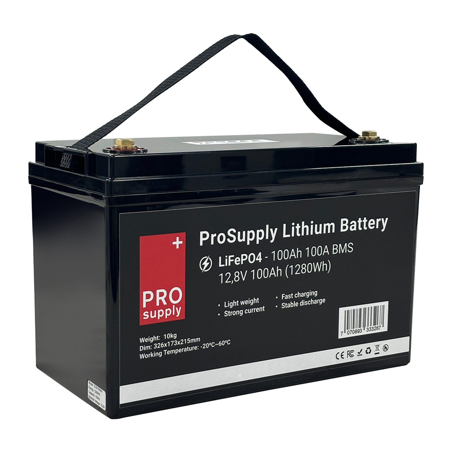 Litiumbatteri 12v 100ah