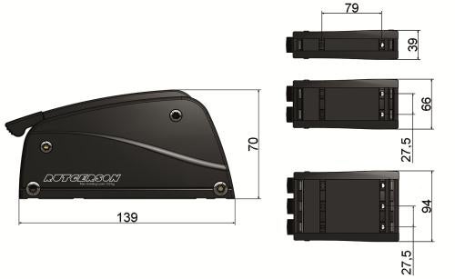 Avlastare Dubbel Rc75x