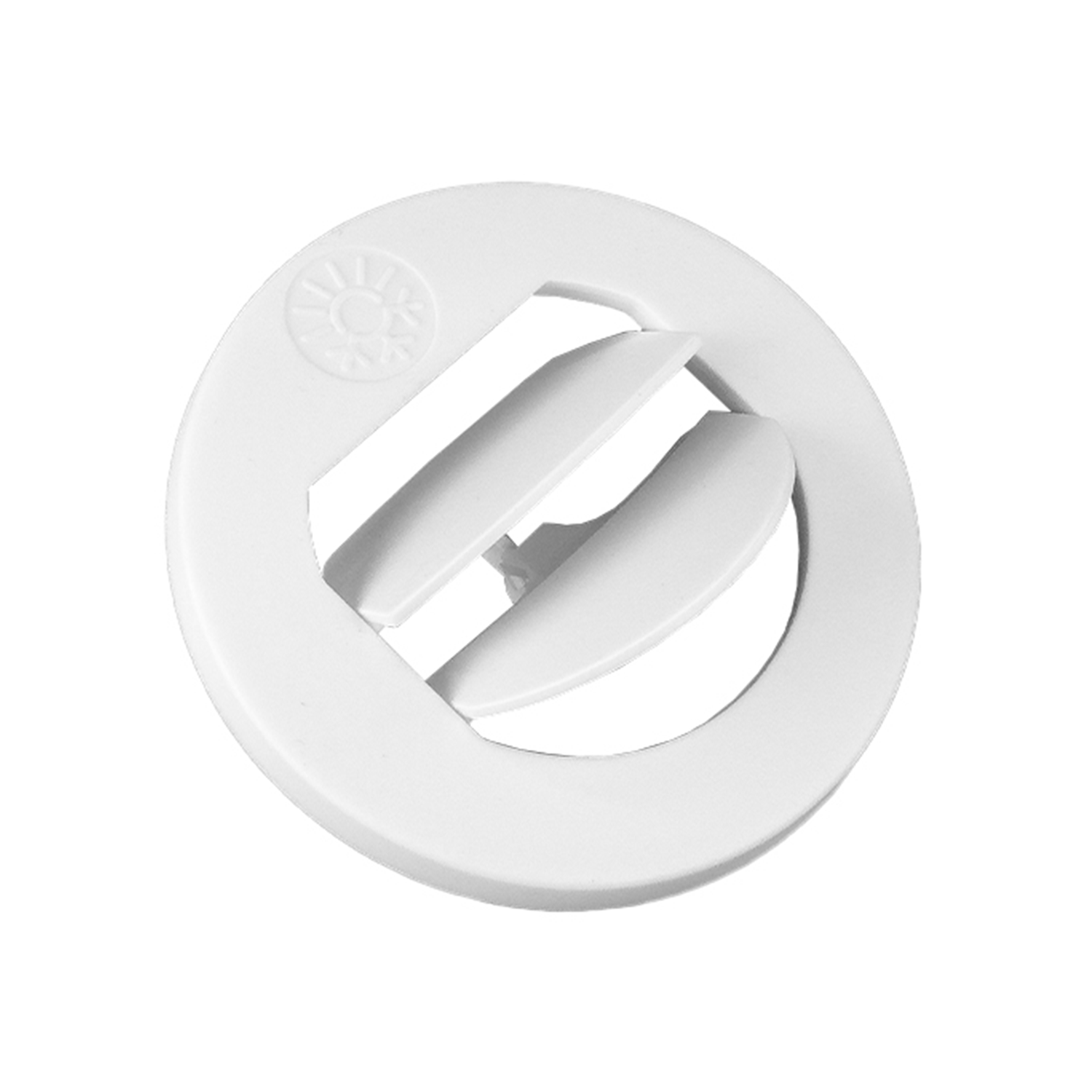 Utblås Stängbar 60mm Vit