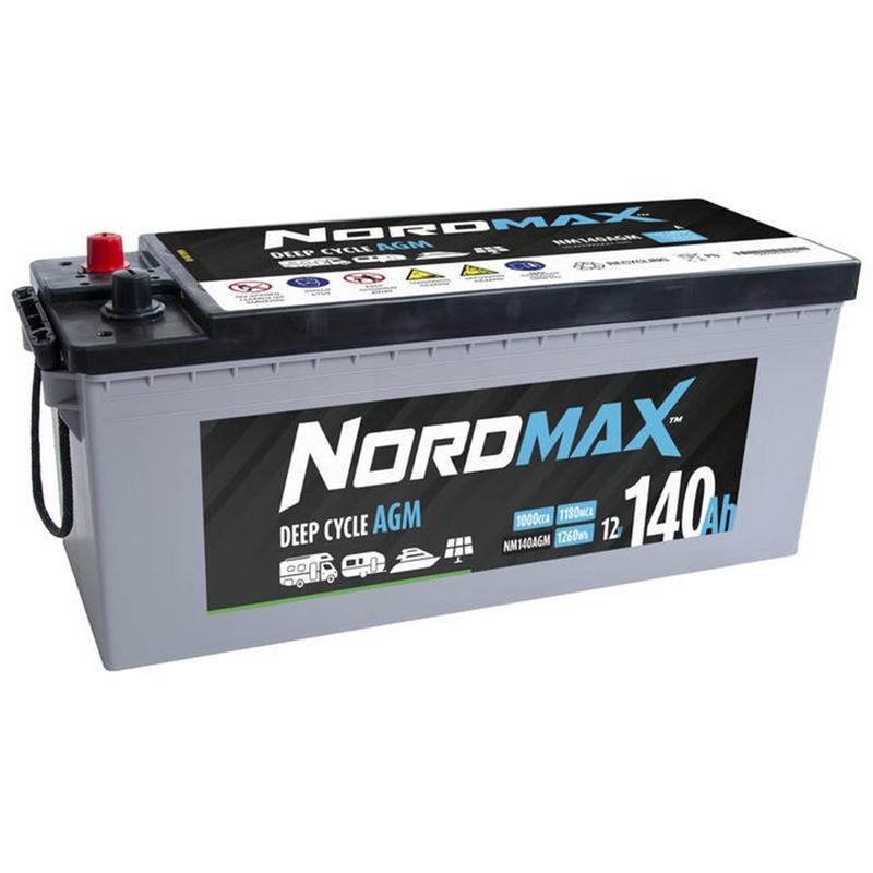 Batteri Nordmax Agm Dp 140ah