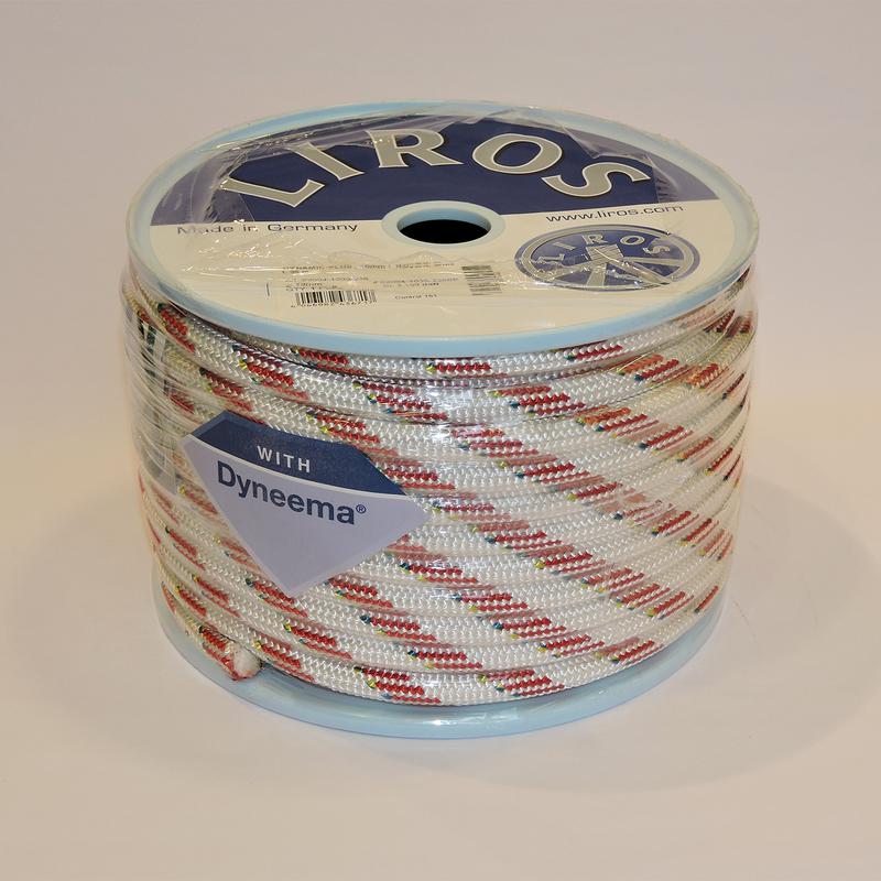 Dynamic Plus 12mm 40m Vit/röd