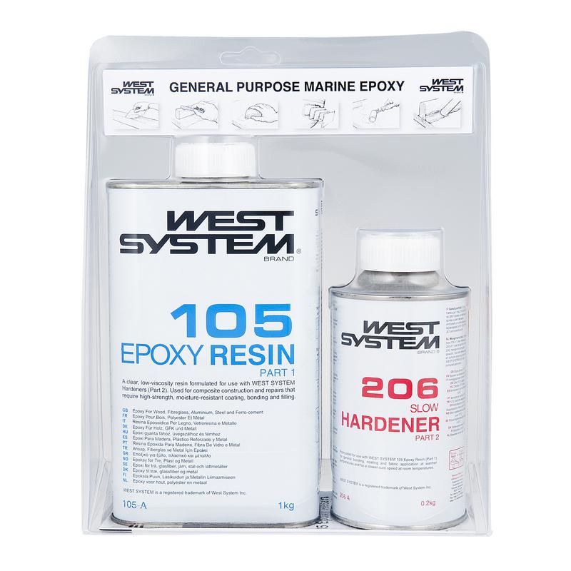 Epoxi 1,2kg A-pack 206 Långsam