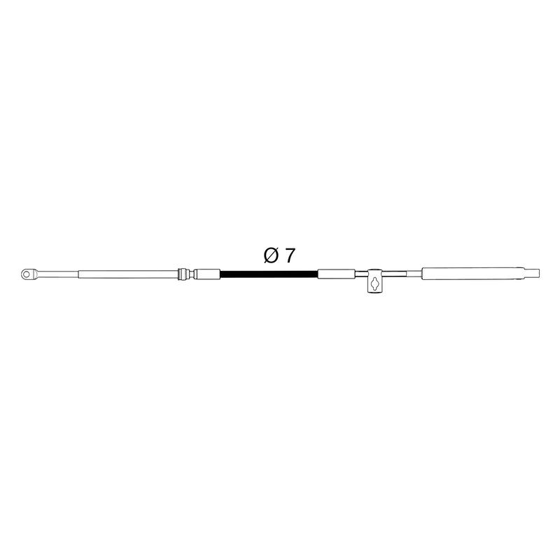 Reglagekabel Mercury 12f Gen2