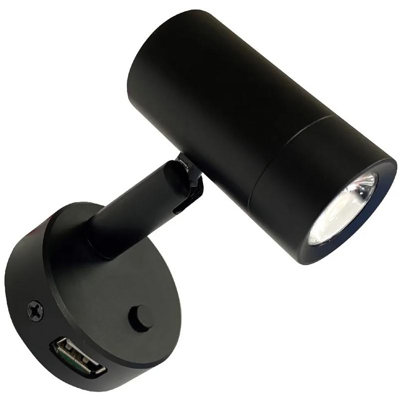 Lampa Minitube-d4 Usb Svart